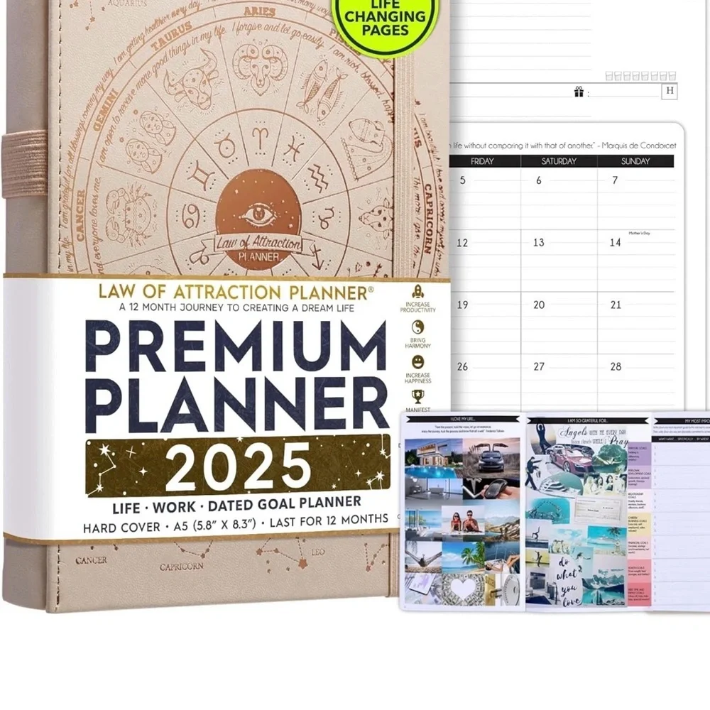2025 Dated Planner * Law of attraction Premium Planner *